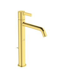 Смеситель для раковины Ideal Standard JOY BC781A2 однозахватный, высота 215 см, д/к, шлиф  золото