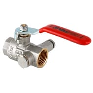 Кран дренажный со спускником 3/4"ВВ VALTEC BASE красная ручка VT.245.N.05