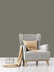 Обои флизелиновые Hygge IV Winter Hg30 005 (1,00х10,05) ткань, зеленые (рул.)