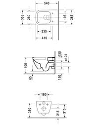 ������ ��������� DURAVIT HAPPY D.2 365�540�335 ������������, �������� ������� 222209AD00 (2222098900)