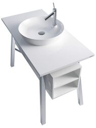 Раковина DURAVIT CAPE COD 480х480 антигрязевое покр., отв. под смес., б/перелива  23284800001