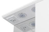 Зеркальный шкаф AQUATON Панда 50 1A007402PD01L 500x172x798 левый с подсветкой, белый глянец