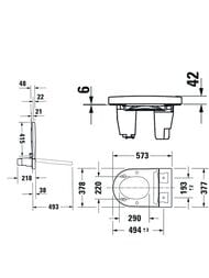 ������� ��� �������-���� DURAVIT SensoWash Starck f Plus New 612000012002360