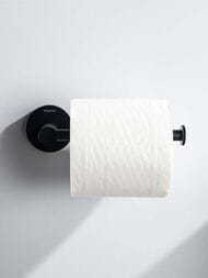 Держатель для туалетной бумаги Aquatek Европа AQ4108MB подвесной, без крышки, цвет: черный матовый — изображение 12