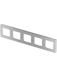Рамка LEGRAND INSPIRIA 5 постов алюминий 673972