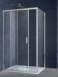 Душевой уголок Vincea Alpha 1300x1950x900 VSR-3AL9013CL прямоугольная xром — миниатюра 2
