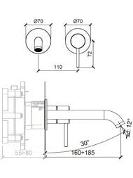 ��������� ��� �������� ALMAR Mixers  ���������, ����� 160-185, � ������������ ����� ��������,���� ���� E210054.CR