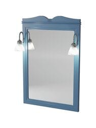 Зеркало Caprigo Борго 60-70 635х891х29 blue с отверстиями для светильников 33435-B177