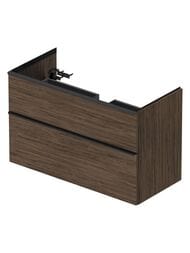 Тумба под раковину Duravit D-Neo 1010x625х462 подвесная, 2 выдв. ящика, темный орех DE4363004210000 — изображение 4