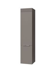 Шкаф-пенал Caprigo MONBAR L (350х333х1600) подвесной, 2 двери, цвет Айрон 36350L-SF025