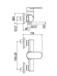 ��������� GATTONI H20mix7000 70028/70NO ��� ����, ���������, ������ ���