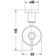 ������� ��� ������� ���� DURAVIT D-Code ���������, ����: ����/������� ������ 0099161000