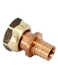 Соединитель REHAU RAUTITAN, 16х1/2"В, с накидной гайкой, бронза,  14563351001