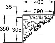 ��������� ��� ����������� Jacob Delafon Cleo 1889 E26370-STK ����� ������� (2 ��.)
