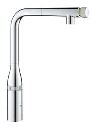 Смеситель Grohe Essence SmartControl 31615000 для кухни, управление кнопкой, выдвижной излив, хром — изображение 2