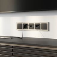 Рамка на 5 постов Werkel Senso W0053111, шампань