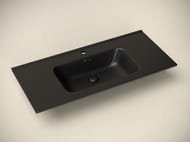 Раковина накладная Ceramicanova Element 1010х465х180  прямоугольная, черный матовый CN7003MB
