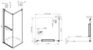 ������� ������ Vincea Tesi 900�900�2000 VSRW-7TS9090CL ����������, ����