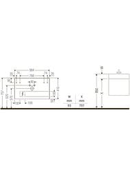 ����� ��� �������� Duravit White Tulip WT424208585 984�410�458 ���������, 1 ����. ��., ����� ������