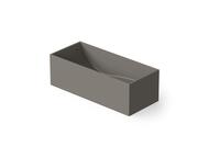 Ванна отдельностоящая Dea Design DD8607 1700 3 (1700х720х550), прямоугольная, слив-перелив, д/к, серый