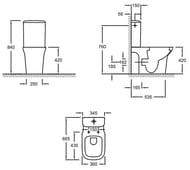 ������-������� Jacob Delafon Vox UJN102-00+ETM212-00 (360�665�840) �������������� ������, ��� ������