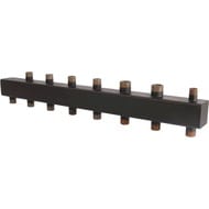 Коллектор распределительный ROMMER 4(6) отопительных контура 1х1.1/4", сталь