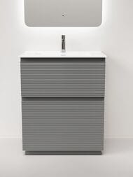 Тумба под раковину Sancos Folk Floor FL70FES 690х445х850 напольная, с 2-мя ящиками, Ergraut soft
