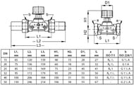Клапан запорный DANFOSS ASV-M Ду 25 003L7693