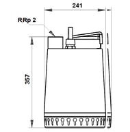Насос дренажный GRUNDFOS Unilift AP 12.50.11.1, для бытовых сточных вод,  96001958