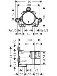 ������� ����� ��������� ��� ��������, ���������� Axor Select 13625180