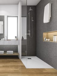 Душевой поддон GOOD DOOR BAS Essentia 1700x800 литьевой мрамор, белый, прямоугольный, без сифона
