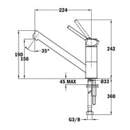 ��������� ��� ����� TEKA AUK 913 CHROME ������������� ������,���������� �����,���� 509130210