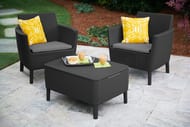 �������� ������ KETER SALEMO BALCONY SET (75x66,5�76), 2 ������+����, ������ - ���������� �����