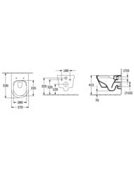 ������ ��������� Villeroy & Boch Architectura 4694CL01 (370�530�355) TwistFlush,  ���������� �����