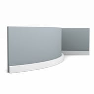 Плинтус гибкий Orac Decor SX194F (20х10х2000) белый (шт.)