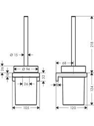 ������ � ��������� ������ Hansgrohe AddStoris 41752990 ���������, �����.������