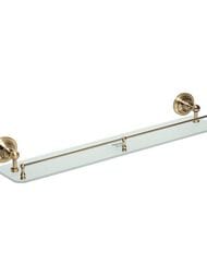 Полка стеклянная Bemeta Retro bronz 150х600мм, стекло матовое, цвет: бронза 144102267