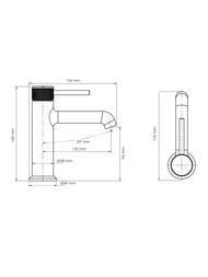 Смеситель для раковины WasserKRAFT Muritz 9803BG однозахватный, золото матовое — миниатюра 3