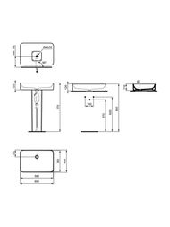 �������� ��������� Ideal Standard CONCA (600�400�120) ��� �������� T369801