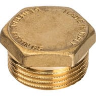 Заглушка STOUT 1"Н, латунь,  SFT-0024-000001 — миниатюра 1