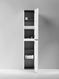 Шкаф-пенал SANCOS Folk Floor PFL35FW 350х350х1880 напольный, 2 дверцы, цвет: Bianco