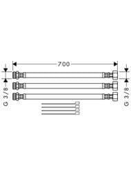 ��������� ��������� ��� ��������� �� 2 ��������� Axor 38960000