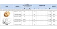 Американка STOUT 1.1/2"ВВ, прямая, латунь, уплотнение на конус метал/метал, SFT-0033-000112