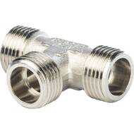 Тройник STOUT 3/4"ННН, никель,  SFT-0018-343434