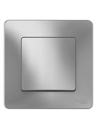 Выключатель Systeme Electric BLANCA скрытой устан. 1-клавишный cх.1, 10A, 250B, алюминий BLNVS010103