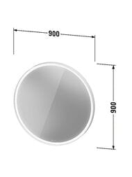 ������� Duravit Vitrium 900�900�67��, ���������, ������, ��������� ���., ����� ���. VT7091018180000
