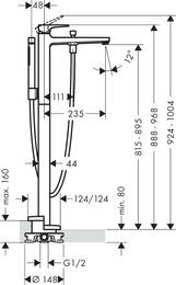 ��������� Hansgrohe Metropol 32532340 ��� ����� ������������, ���������, ���� ������ ����