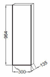 ����� Jacob Delafon RYTHMIK (300�135�964) EB1059D-G80 ������, ������-����������