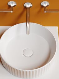 Раковина накладная Ceramicanova ELEMENT 360х360х115 без отв. под смеситель, белая CN6057