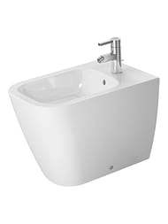 Биде напольное DURAVIT HAPPY D.2 365х570х400 отверстие под смеситель, перелив 2267100000